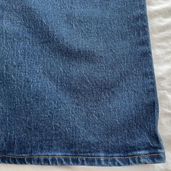 Levi’s Premium Indigo Blue Denim Ribcage Boot Jeans Button Fly High Rise – US 29 - Picture 8 of 8